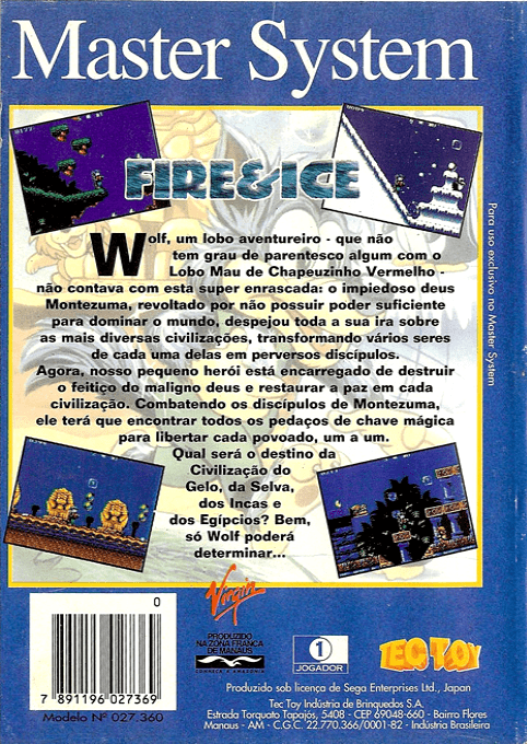Fire And Ice — box-2D-back (BR)