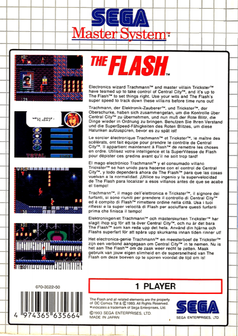 Flash, The — box-2D-back (EU)