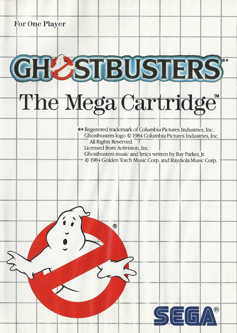 Ghostbusters box art