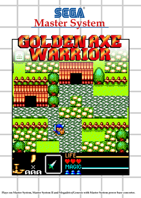 Golden Axe Warrior — box-2D (SS)