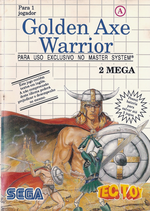 Golden Axe Warrior — box-2D (BR)