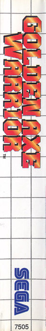 Golden Axe Warrior — box-2D-side (EU)