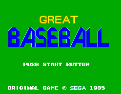 Great Baseball — sstitle (JP)