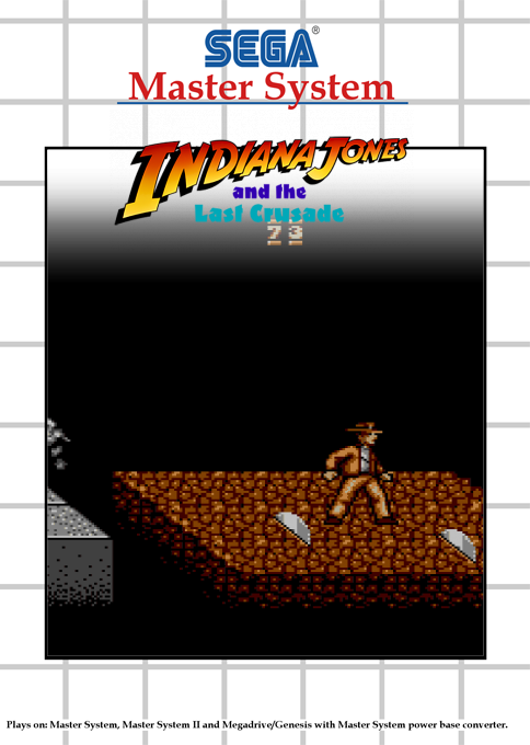 Indiana Jones and the Last Crusade - The Action Game — box-2D (SS)