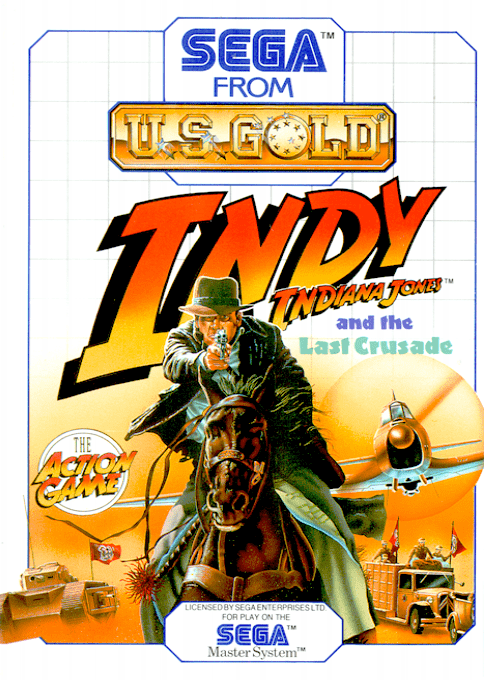 Indiana Jones and the Last Crusade - The Action Game box art