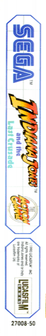 Indiana Jones and the Last Crusade - The Action Game — box-2D-side (EU)
