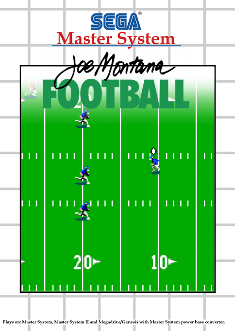 Joe Montana Football — box-2D (SS)