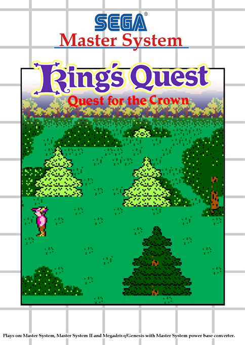 King's Quest - Quest For The Crown — box-2D (SS)