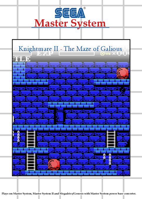 Knightmare 2 - The Maze Of Galious box art