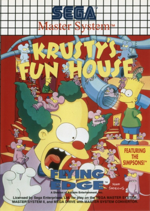 Krusty's Fun House box art