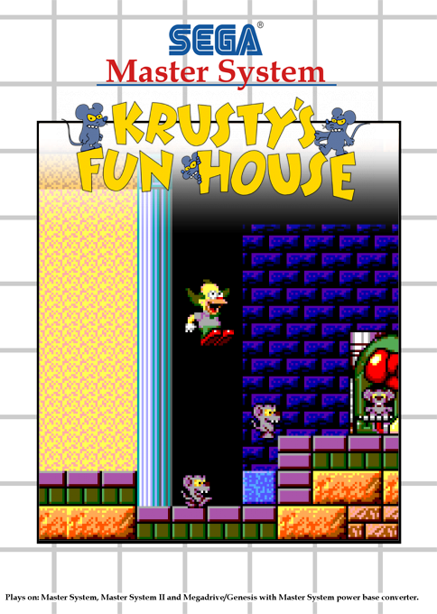 Krusty's Fun House — box-2D (SS)