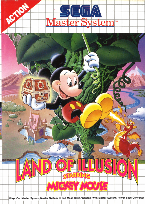 Land Of Illusion Starring Mickey Mouse box art