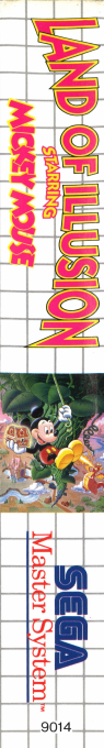 Land Of Illusion Starring Mickey Mouse — box-2D-side (EU)
