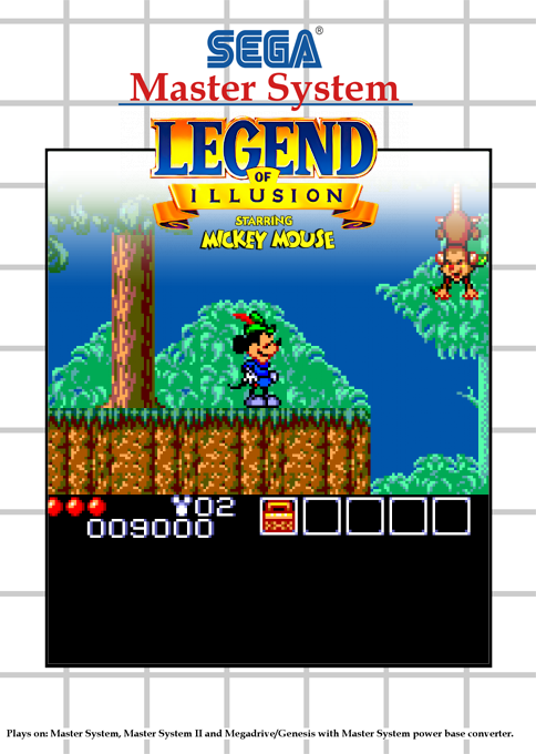 Legend Of Illusion Starring Mickey Mouse — box-2D (SS)