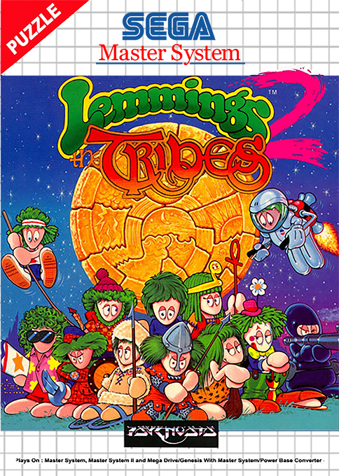 Lemmings 2 - The Tribes box art