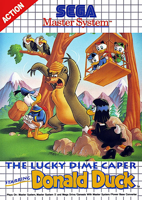 Lucky Dime Caper Starring Donald Duck, The box art