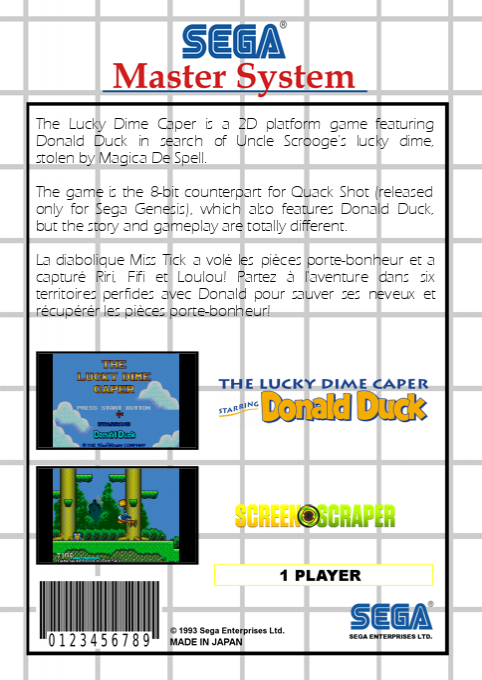 Lucky Dime Caper Starring Donald Duck, The — box-2D-back (SS)