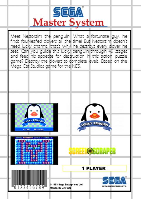 Lucky Penguin — box-2D-back (SS)