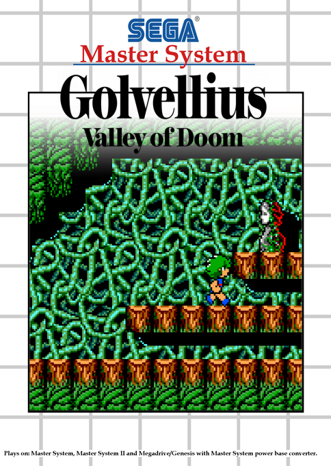 Golvellius - Valley Of Doom — box-2D (SS)