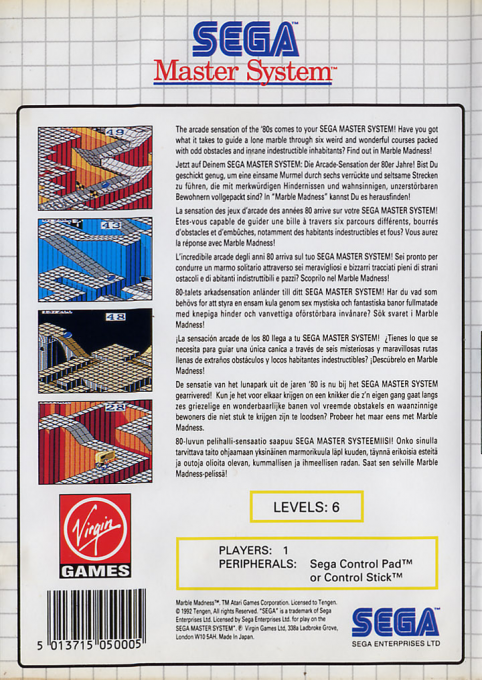 Marble Madness — box-2D-back (EU)