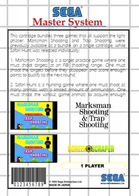 Marksman Shooting + Trap Shooting — box-2D-back (SS)