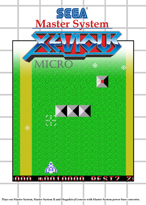 Micro Xevious, The box art