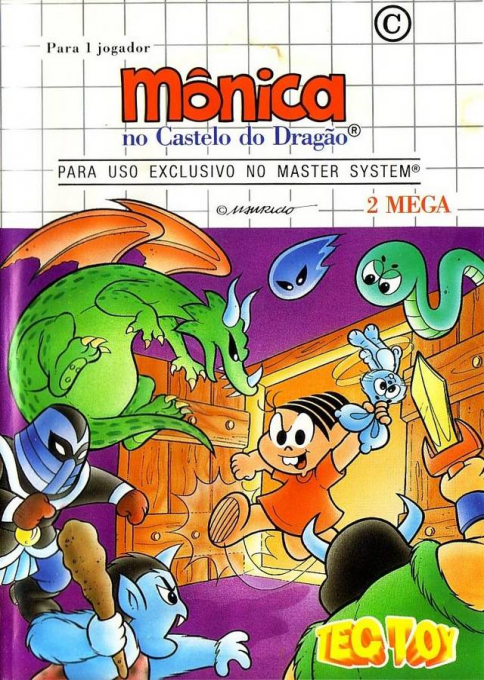 Mônica No Castelo Do Dragão box art