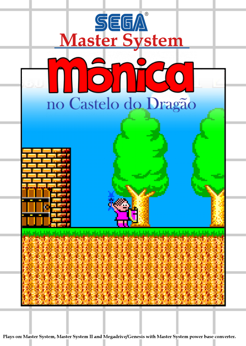 Mônica No Castelo Do Dragão — box-2D (SS)
