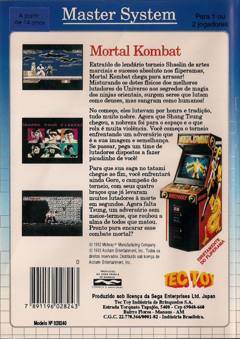 Mortal Kombat — box-2D-back (BR)