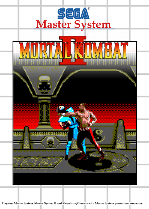Mortal Kombat 2 — box-2D (SS)