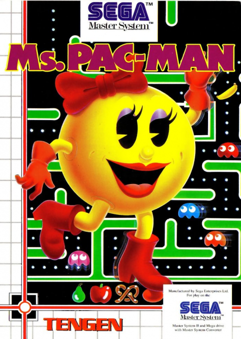 Ms. Pac-man box art