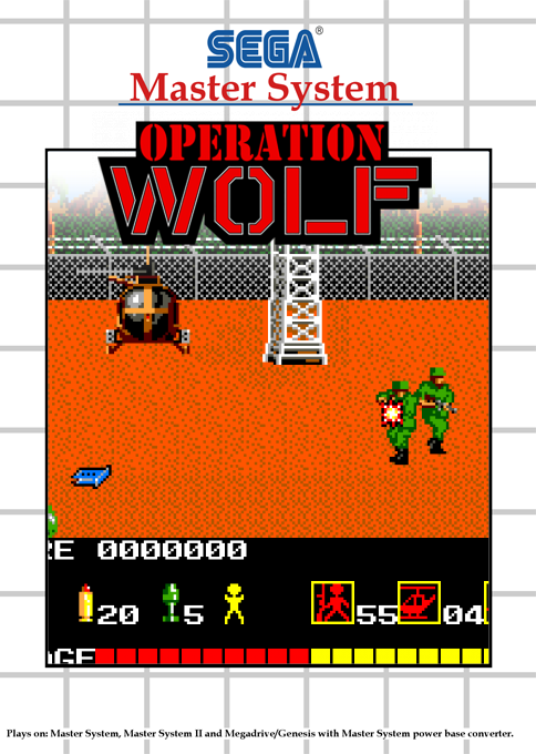 Operation Wolf — box-2D (SS)