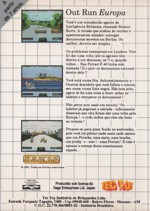 Out Run Europa — box-2D-back (BR)