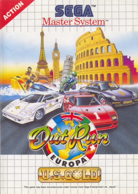 Out Run Europa box art
