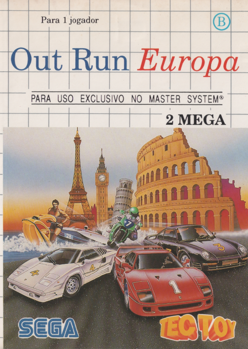 Out Run Europa — box-2D (BR)