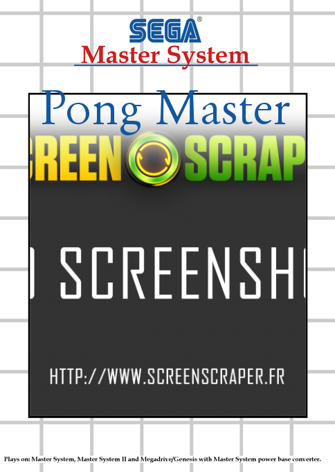 Pong Master box art