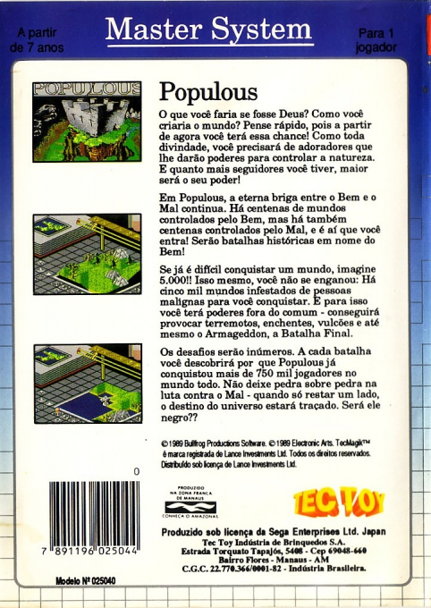 Populous — box-2D-back (BR)