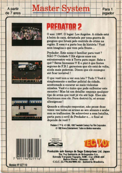Predator 2 — box-2D-back (BR)