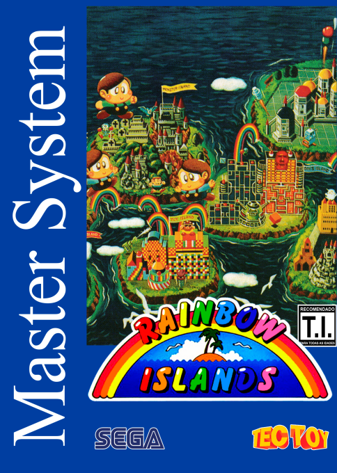 Rainbow Islands - Story Of The Bubble Bobble 2 — box-2D (BR)
