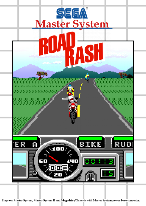 Road Rash — box-2D (SS)