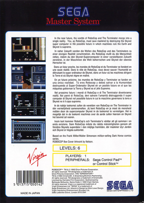 Robocop Versus The Terminator — box-2D-back (EU)
