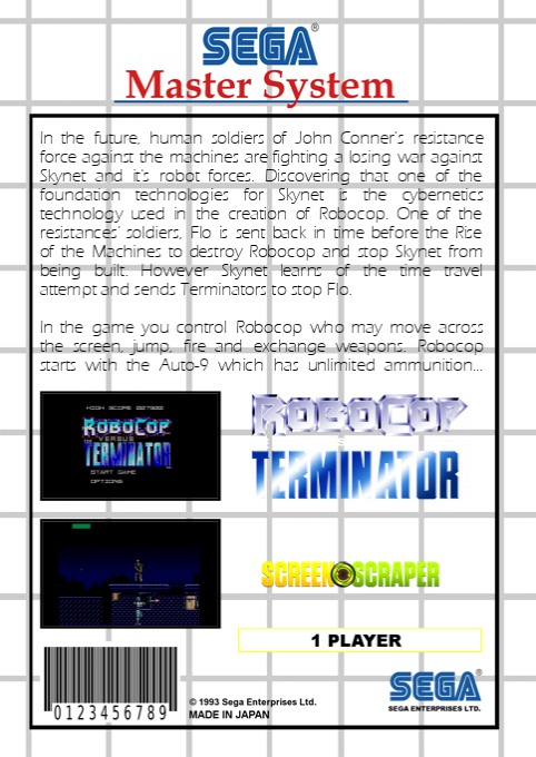 Robocop Versus The Terminator — box-2D-back (SS)