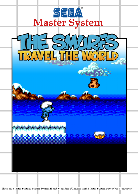 Schtroumpfs Autour Du Monde, Les — box-2D (SS)