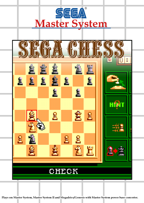 Sega Chess — box-2D (SS)