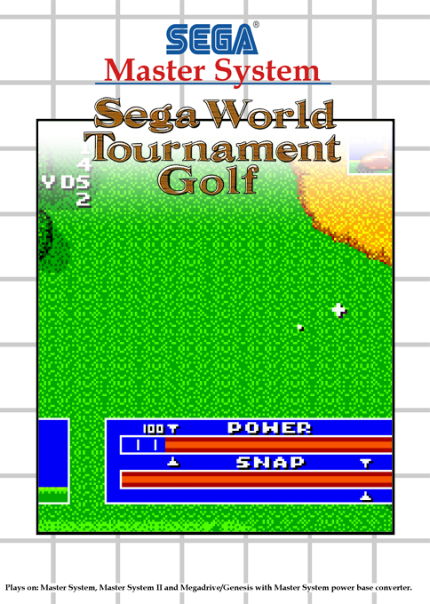 Sega World Tournament Golf — box-2D (SS)