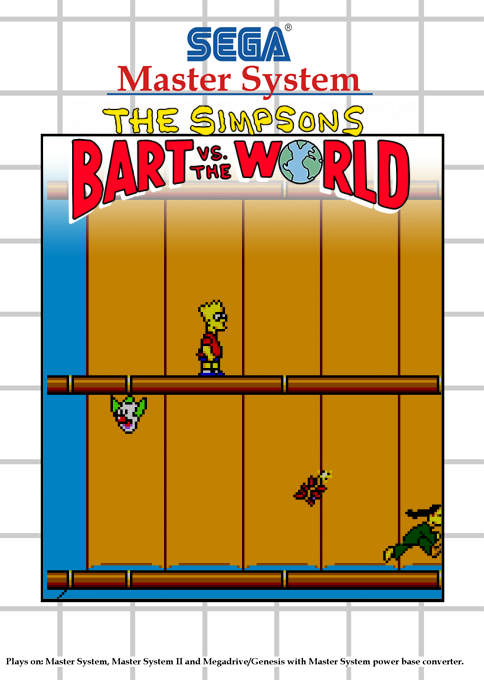 Simpsons - Bart Vs The World, The — box-2D (SS)