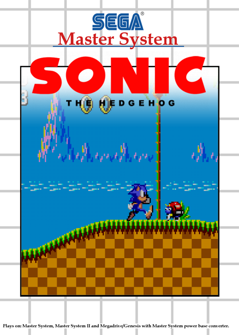 Sonic The Hedgehog — box-2D (SS)
