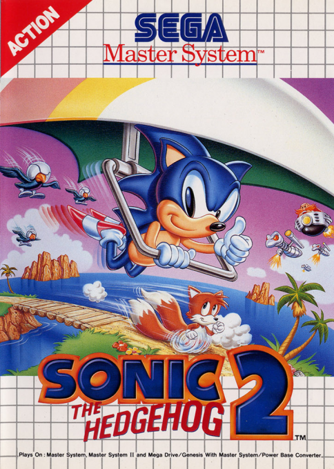 Sonic The Hedgehog 2 box art