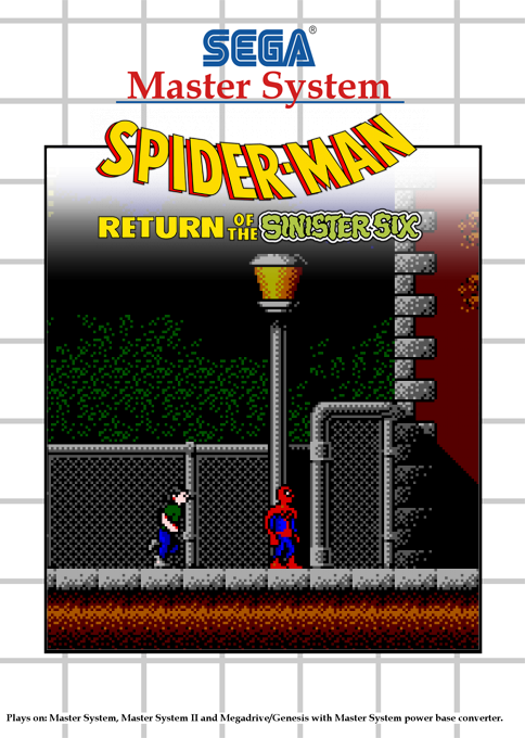 Spider-man - Return Of The Sinister Six — box-2D (SS)