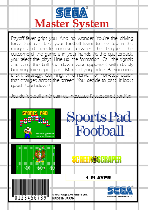 Sports Pad Football — box-2D-back (SS)